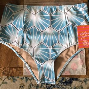 Kortni Jeane High Wasted Swimsuit Bottom - NWT
